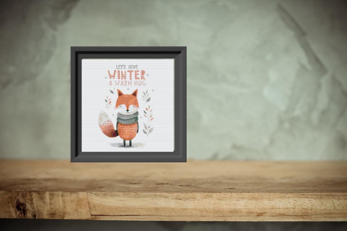 Fox Cross stitch pattern