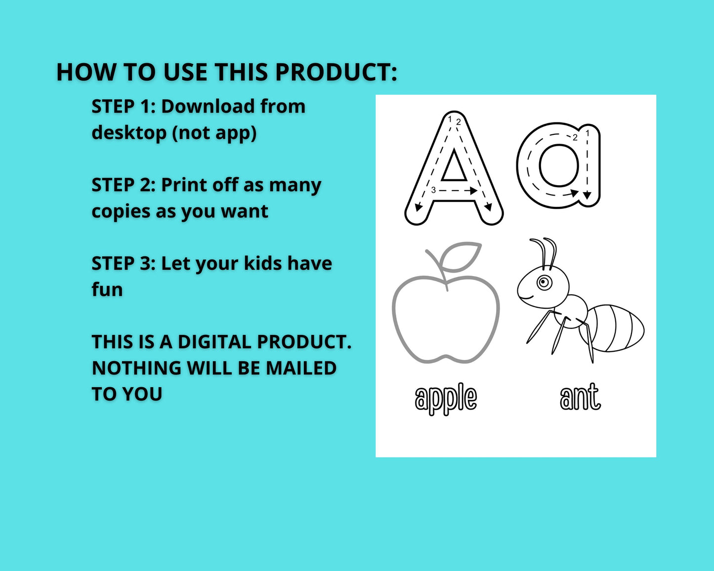Alphabet Tracing Pages