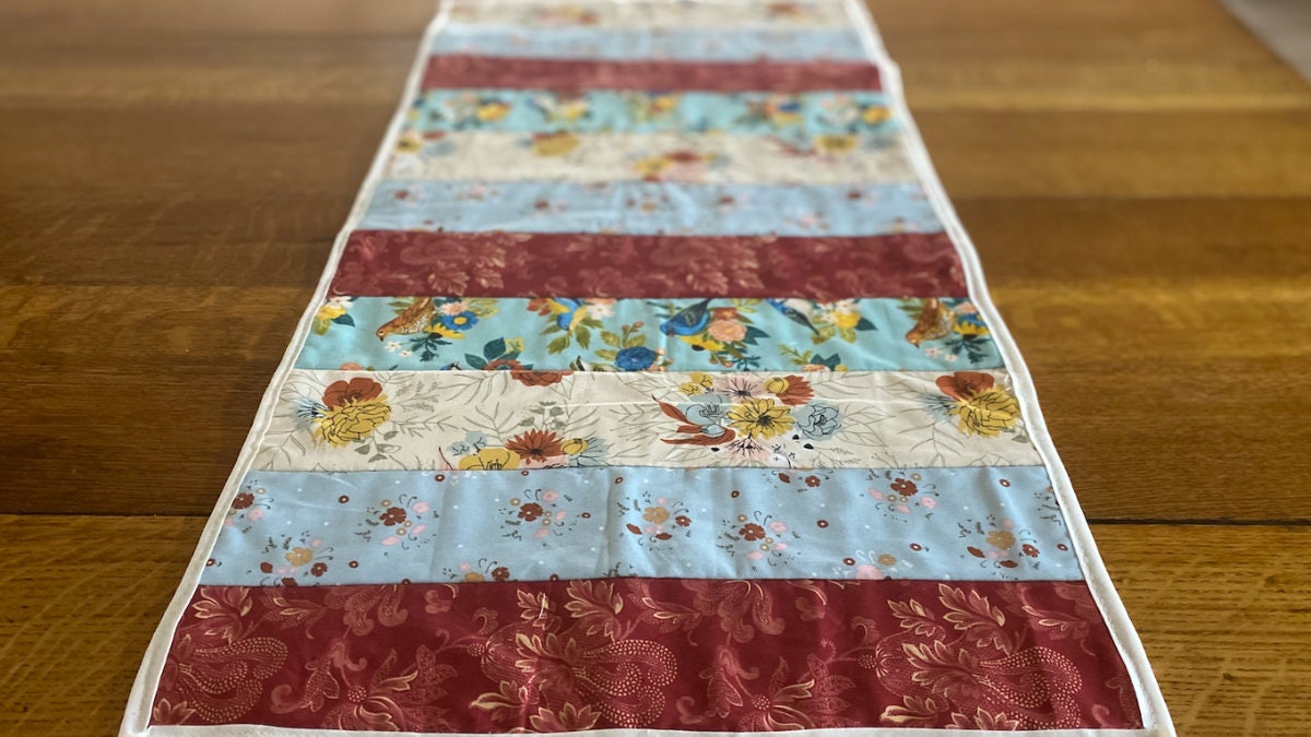 Quilt As You Go Table runner Pattern