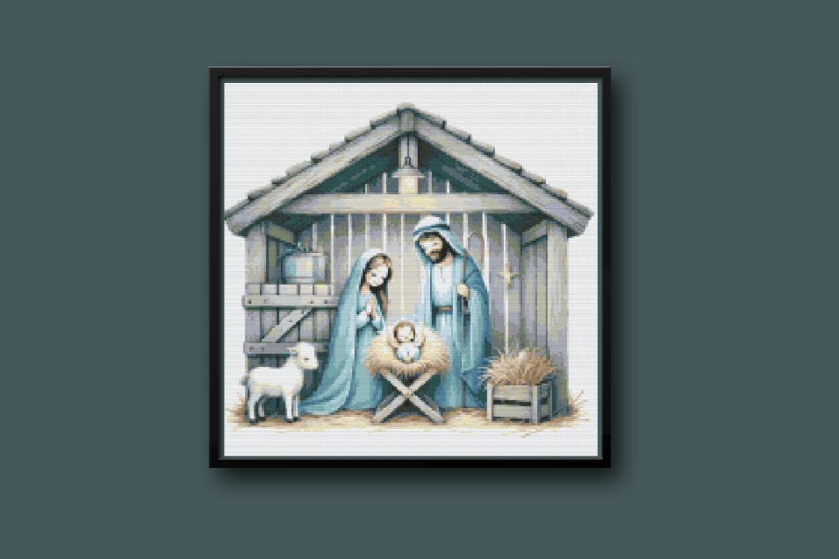 Nativity scene Cross stitch pattern
