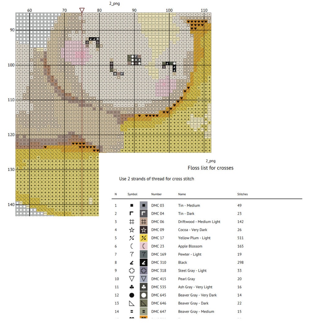 Sweet Dream Cross stitch Pattern