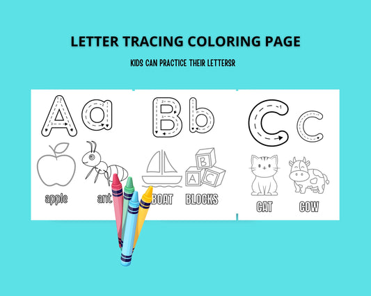 Alphabet Tracing Pages
