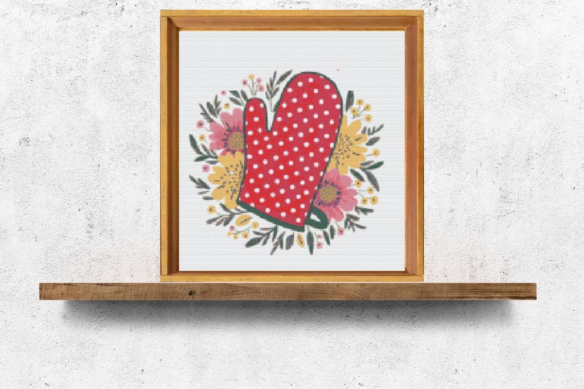 Potholder Cross stitch pattern