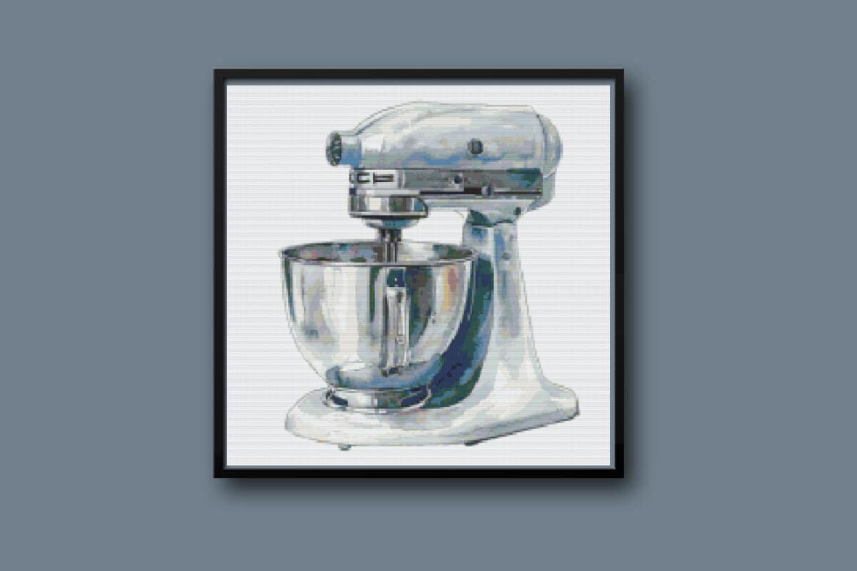 Kitchen Mixer Cross stitch pattern