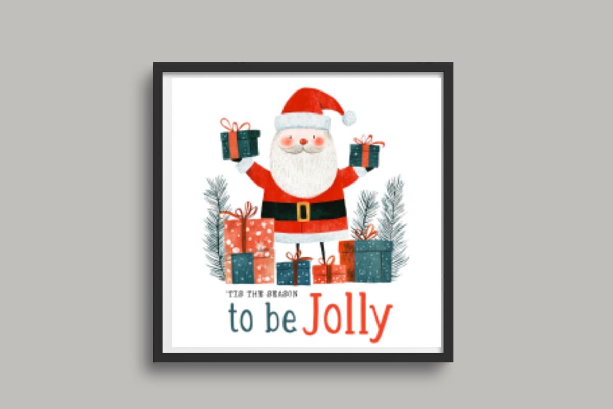 Santa Christmas cross stitch pattern