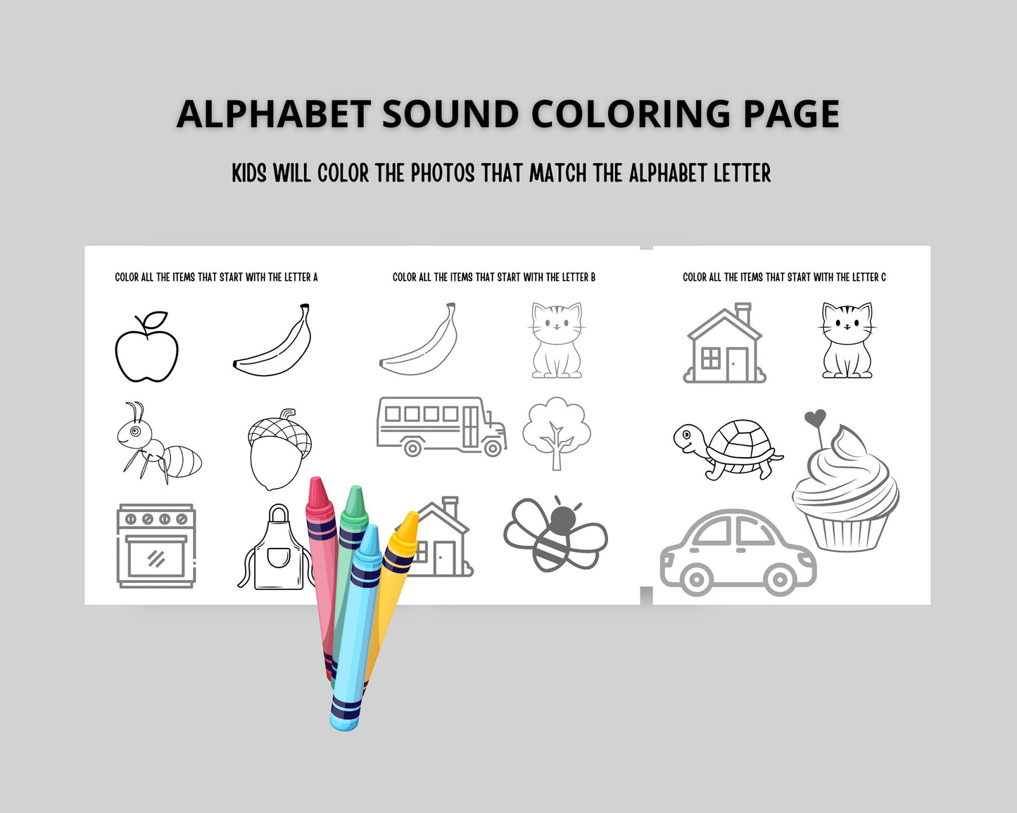Alphabet Sounds Coloring Pages