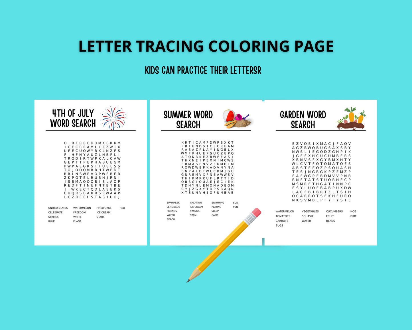 Summer word searches