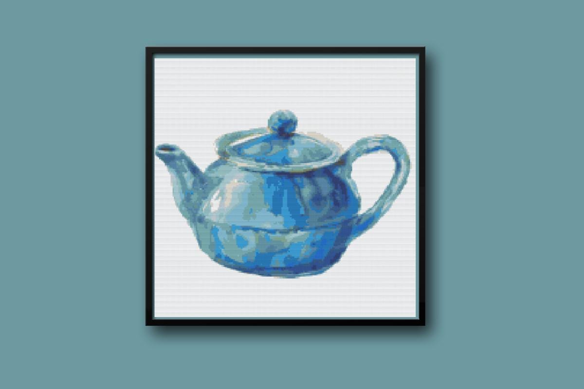 Tea Pot Cross stitch pattern