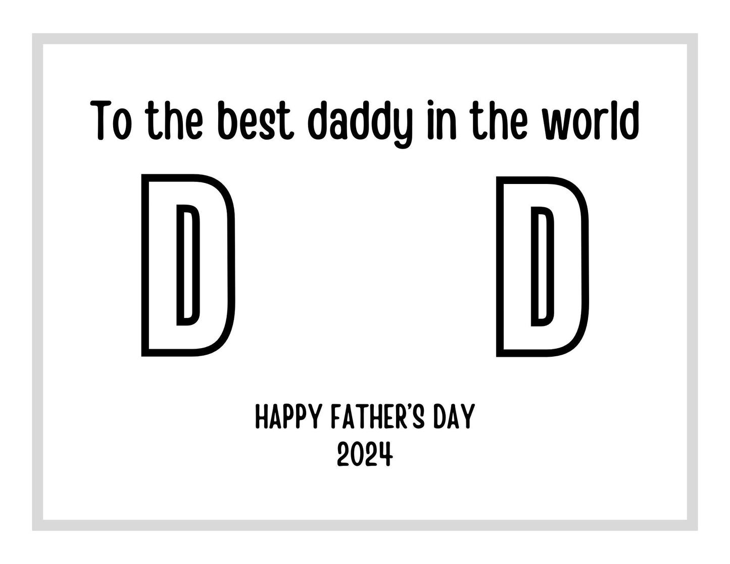 Father's Day Handprint