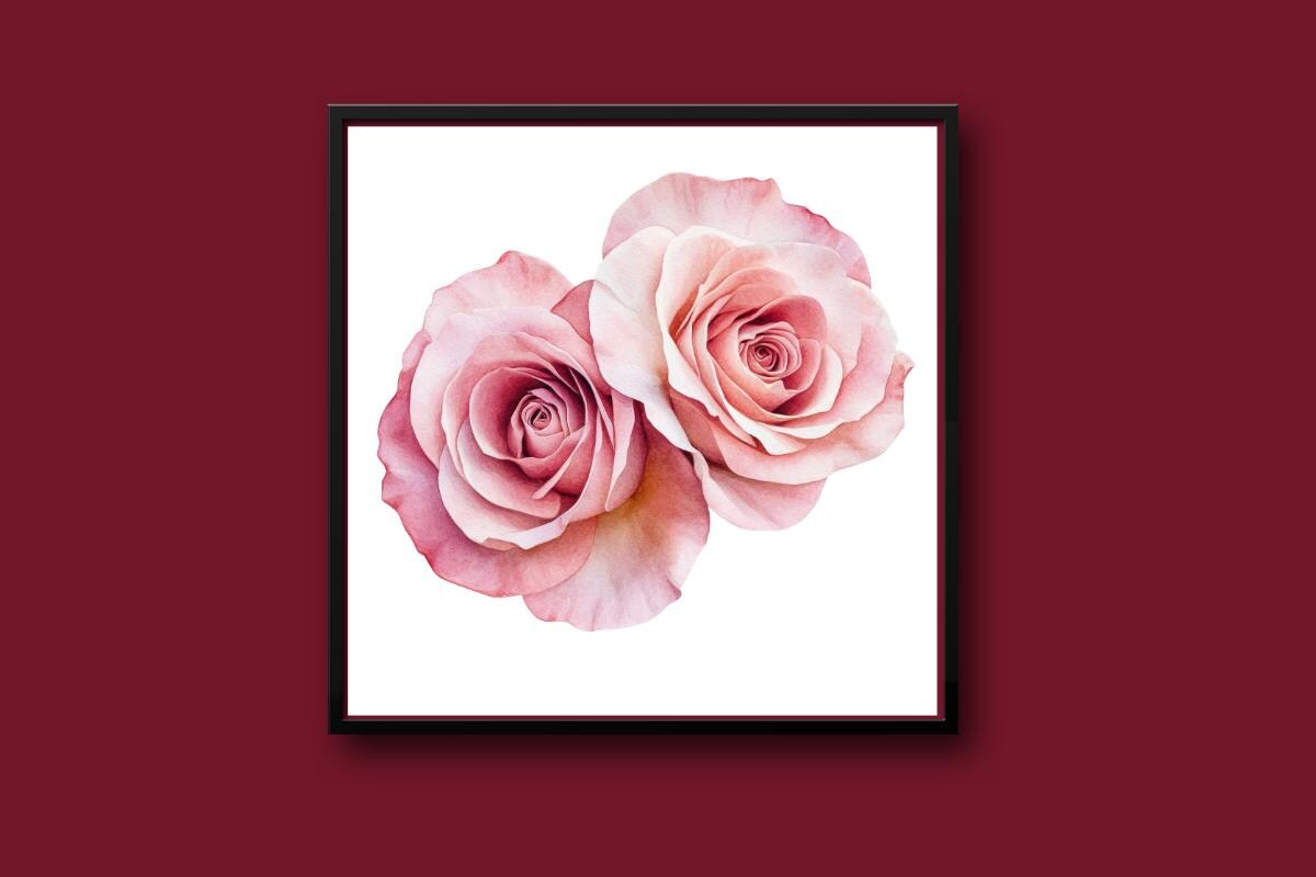 Rose petals Cross stitch pattern
