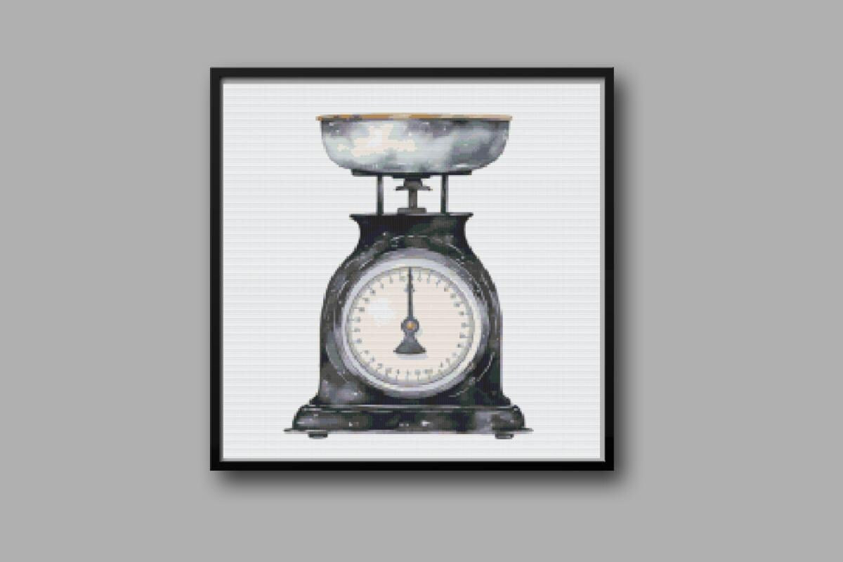 Scale Cross stitch pattern