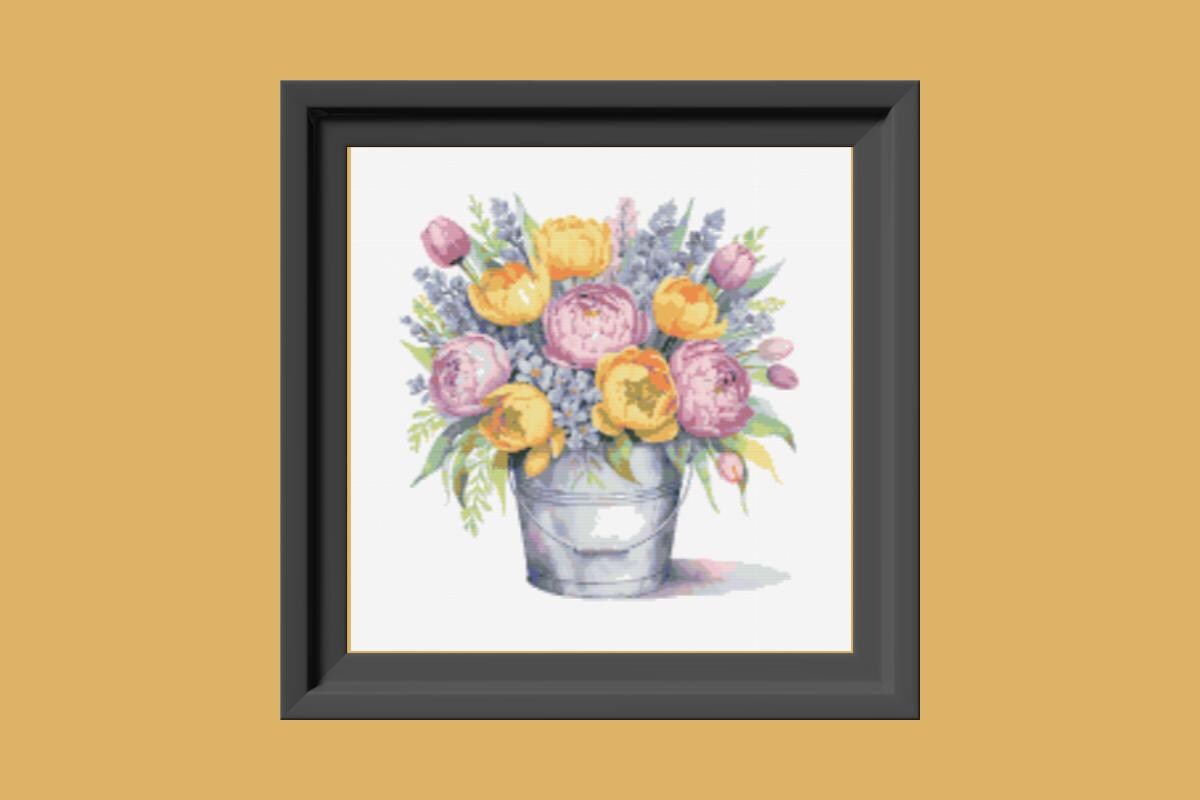 Spring Bouquet Cross stitch pattern
