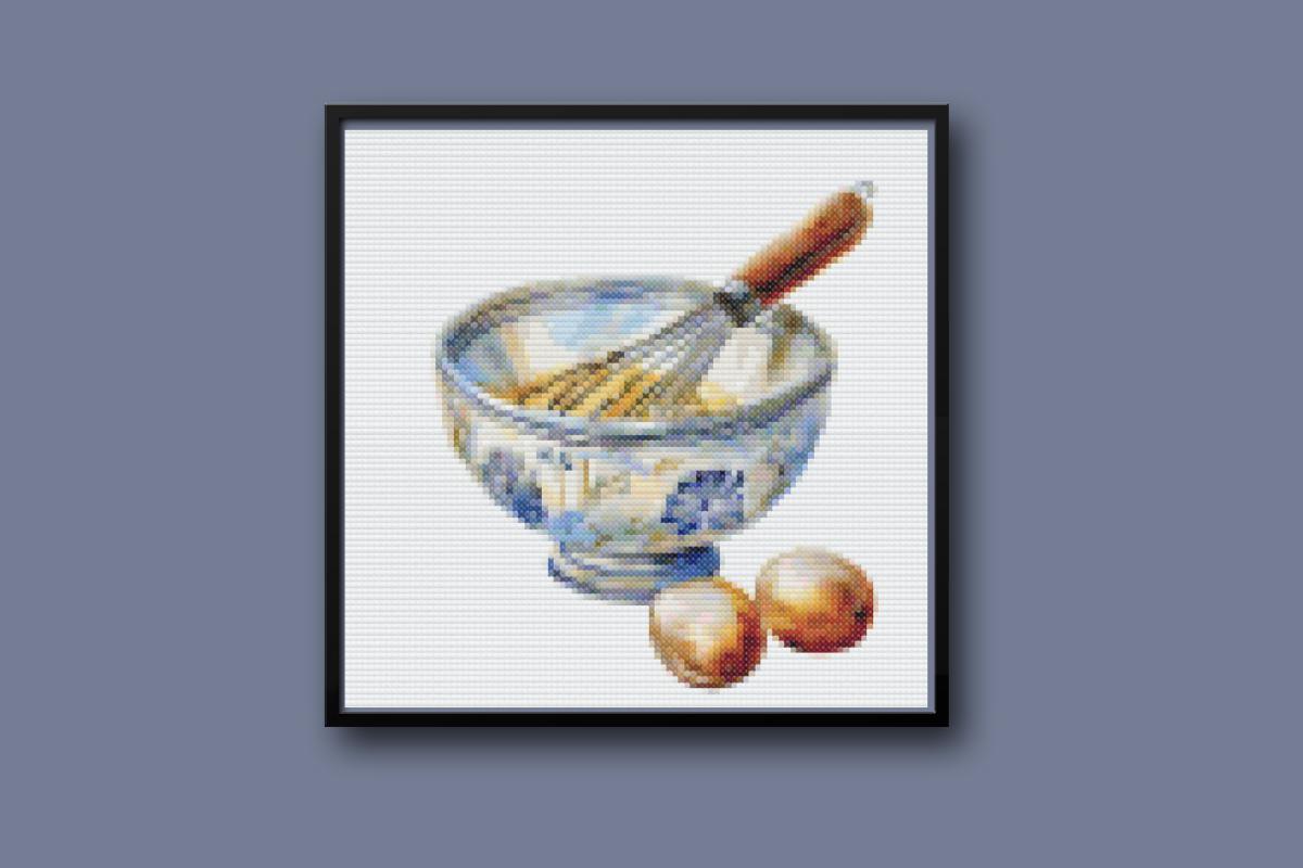 Kitchen Bowl Cross stitch pattern
