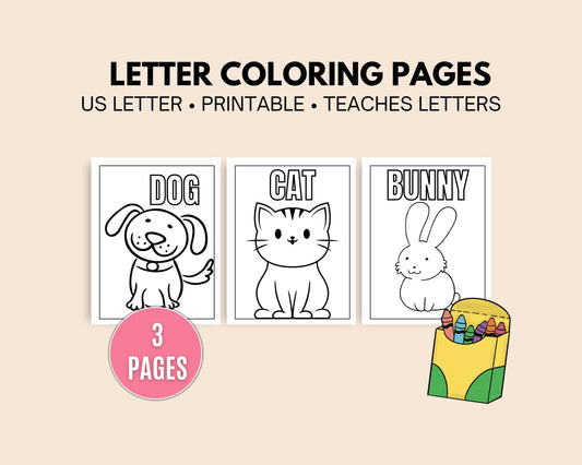 Preschool coloring pages Alphabet coloring pages Preschool activities