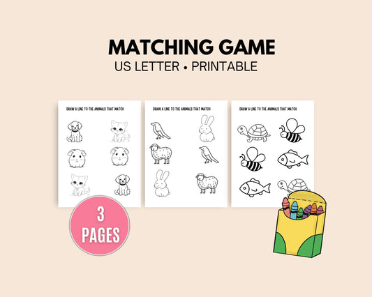 Matching Game Preschool Activities Homeschool activities
