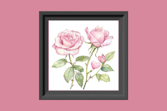 Roses Cross stitch pattern