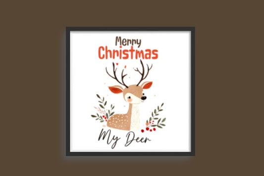Christmas Reindeer cross stitch pattern