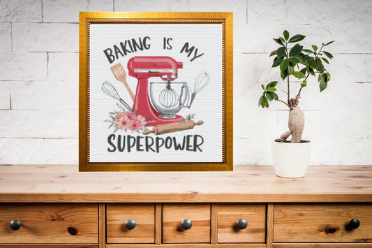 Superpower  Kitchen Cross stitch pattern