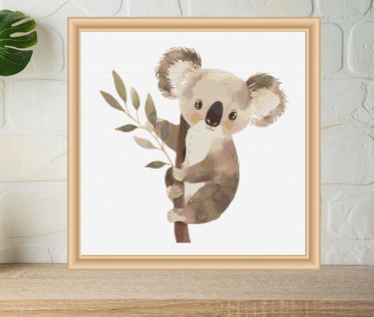 Koala cross stitch pattern