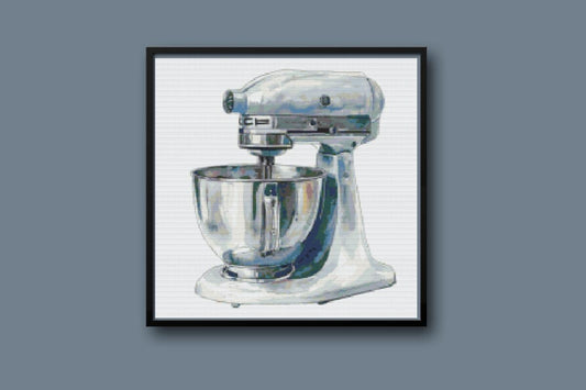 Kitchen Mixer Cross stitch pattern