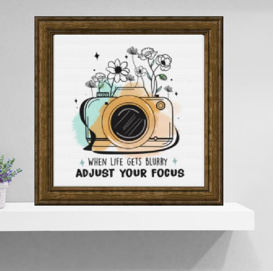 Adjust your focus cross stitch pattern