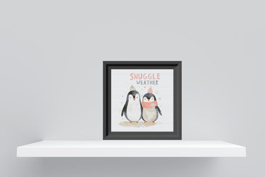 Snuggle Weather Cross stitch pattern