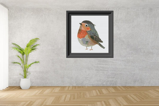 Winter Bird Cross stitch pattern