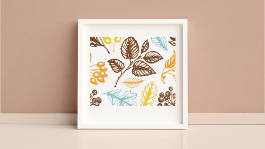 Fall Leaves Cross Stitch Pattern