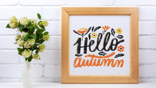 Hello Autumn  Cross stitch pattern