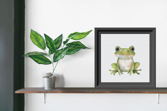 Frog Cross stitch pattern