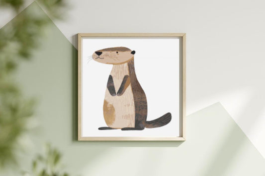 Beaver cross stitch pattern
