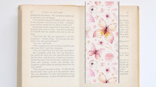 Butterfly cross Stitch bookmark,