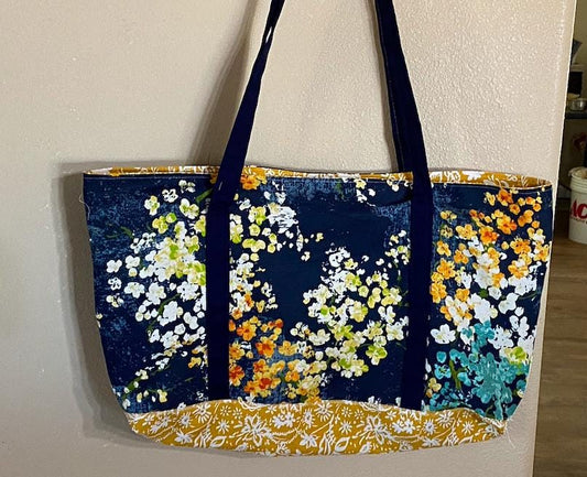 Canvas tote Bag pattern Sewing Tutorial