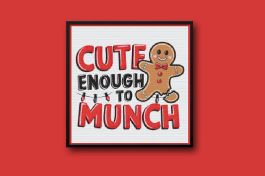 Gingerbread Cross stitch pattern