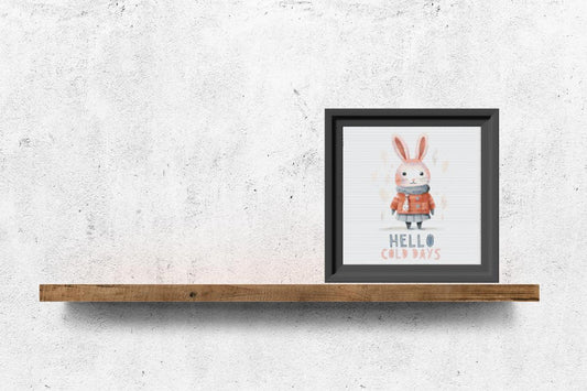 Hello Cold Days Cross stitch pattern