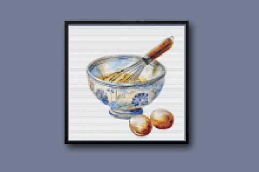 Kitchen Bowl Cross stitch pattern
